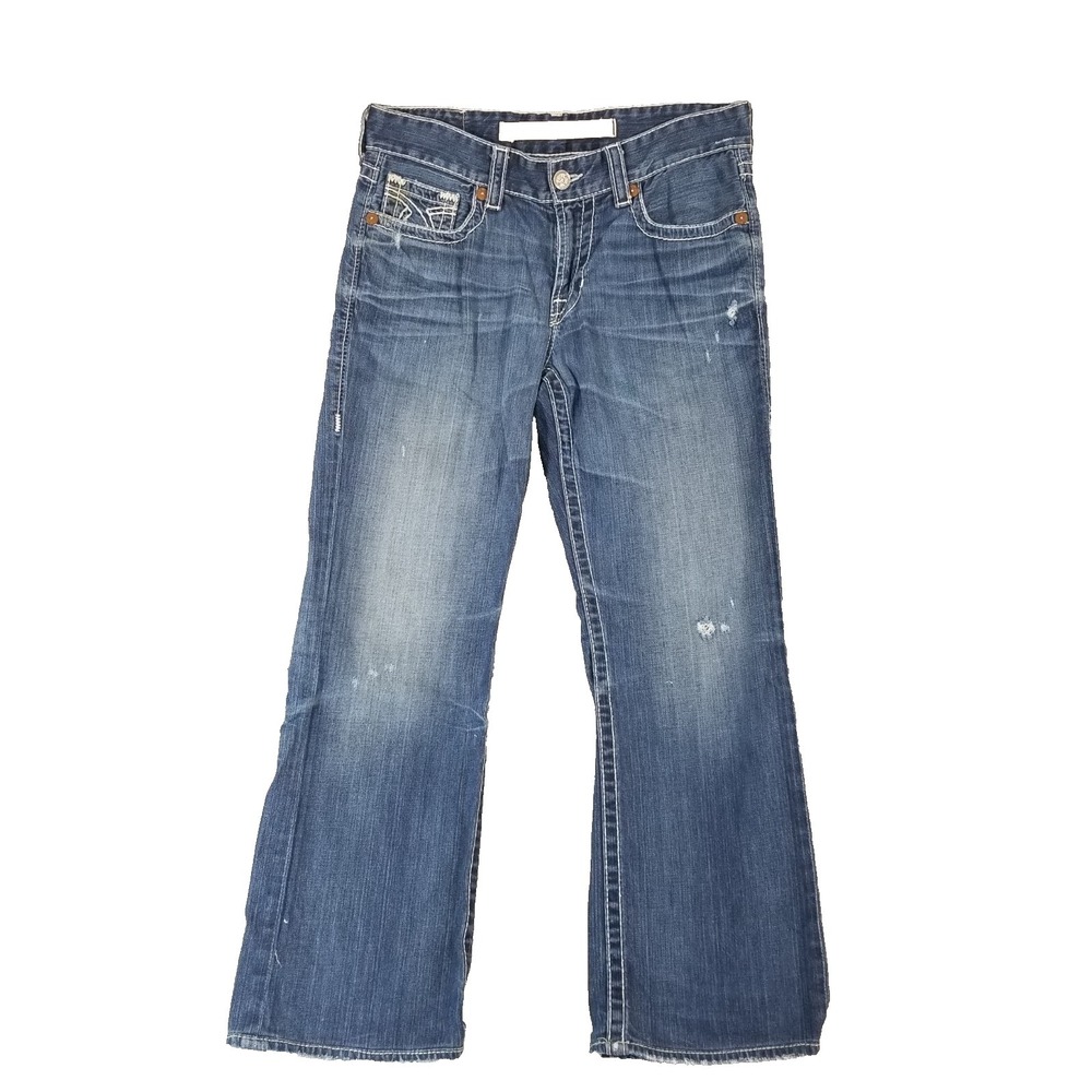 Big Star jeans men's 34x30 Union straight Blue denim pants retro Y2K Big Stitch